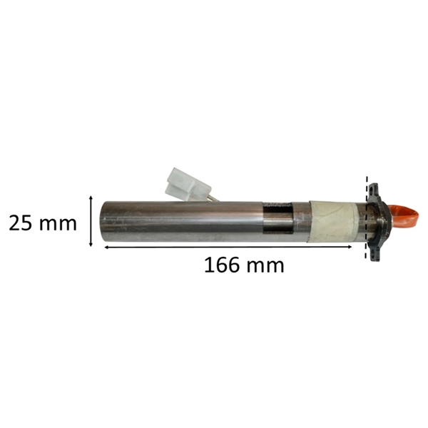 Kula zapalajaca z oslona do pieca na pellet: 25 mm x 166 mm 350 Watt